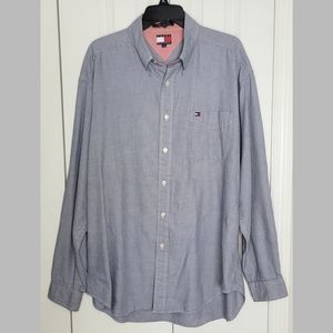 Vintage Tommy Hilfiger Mens Button Down Shirt Size XL